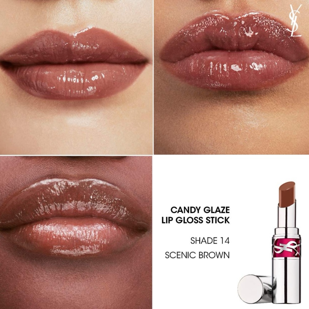 👄 YSL Loveshine Candy Glaze Lip Gloss Stick - Picture 2 of 7